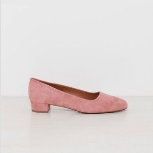 by FAR - Romy Pump in Blush Suede (euro size 40)